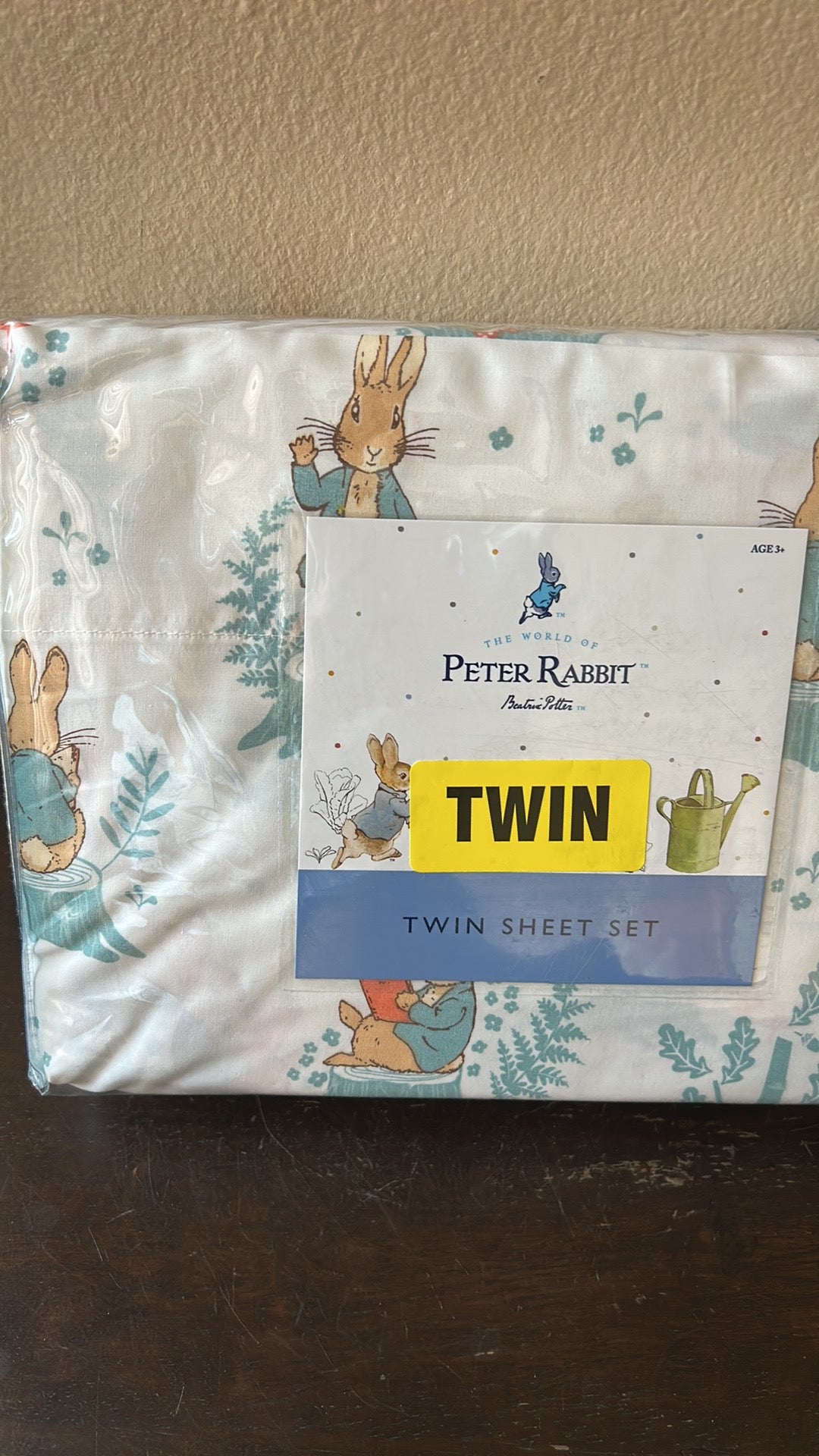 Peter Rabbit Twin Sheet Set New Cotton Easter Spring Floral