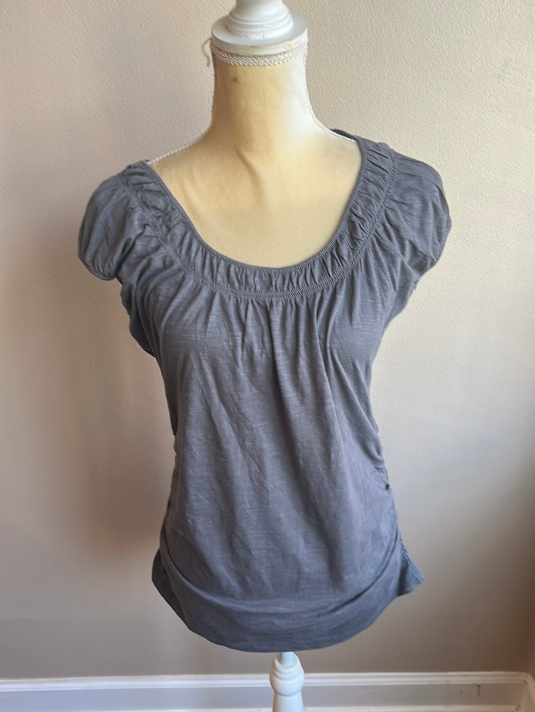 Oh Baby By Motherhood Womens Maternity Pregnancy Gray Top Sz M NWT Kohl's ST1925