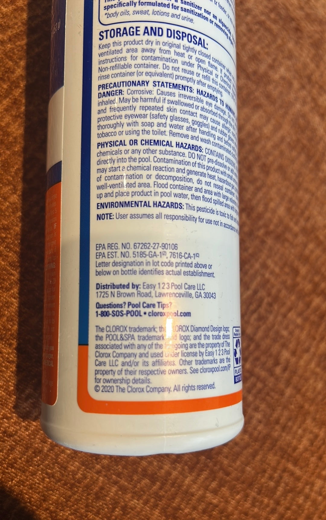 Clorox shock granules for small pools set of 2