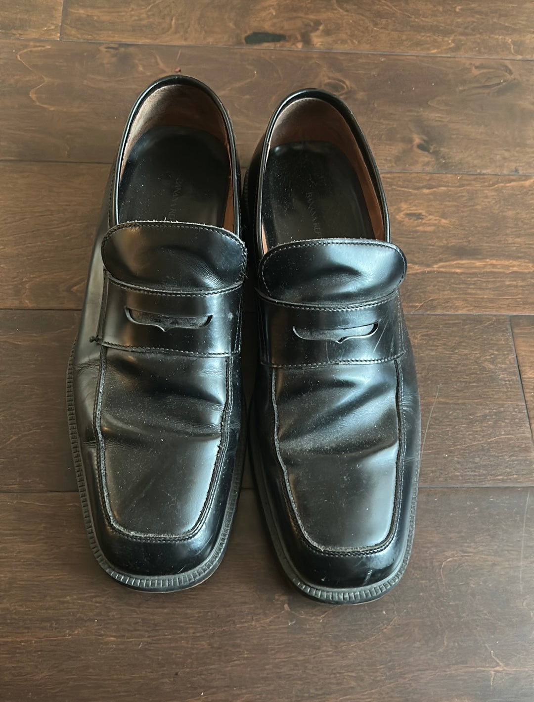 Banana Republic Men’s Dress Shoes Black Sz 11 Slip on Leather