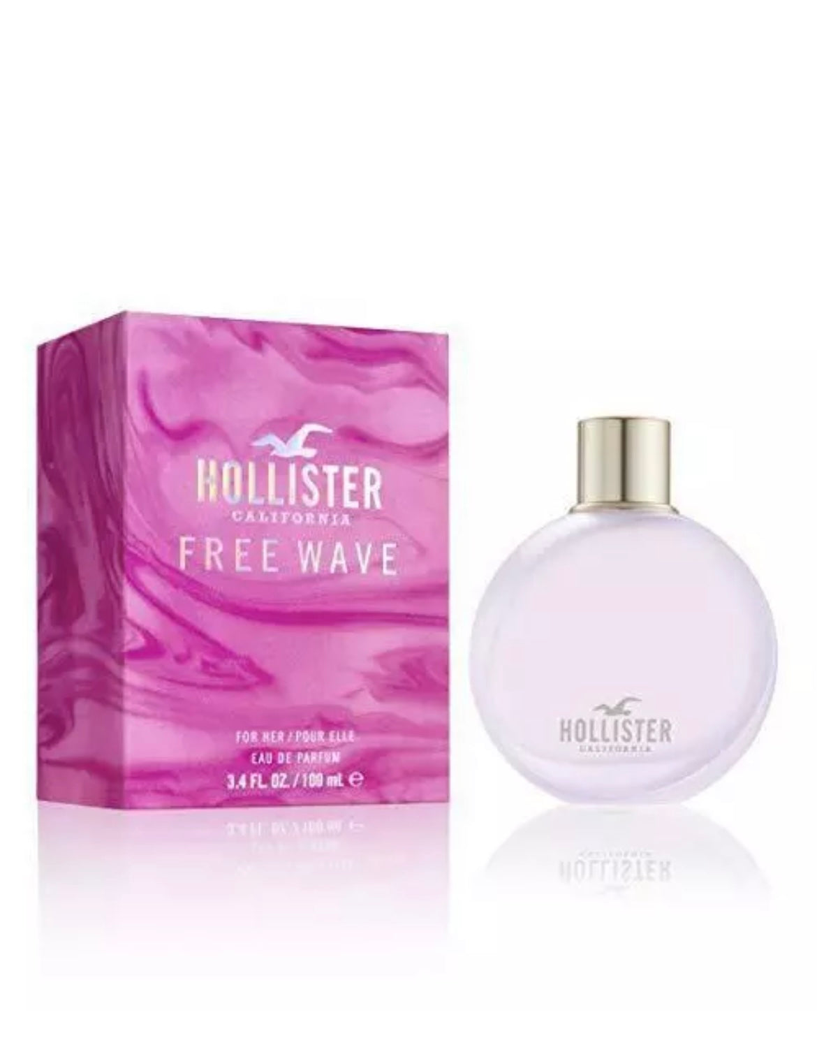 Hollister Free Wave Women EDP Spray, Floral, 3.4 Fl Oz