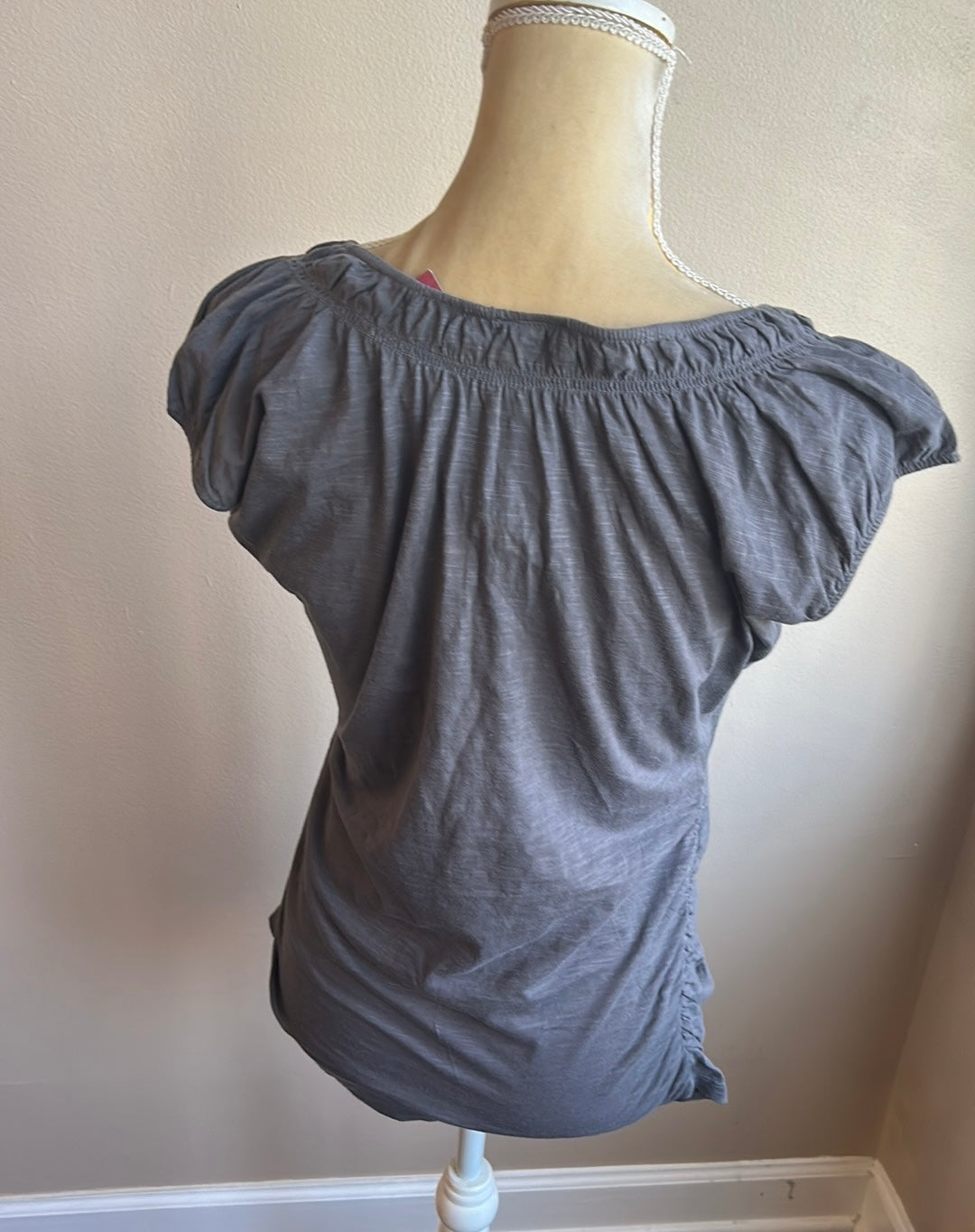 Oh Baby By Motherhood Womens Maternity Pregnancy Gray Top Sz M NWT Kohl's ST1925