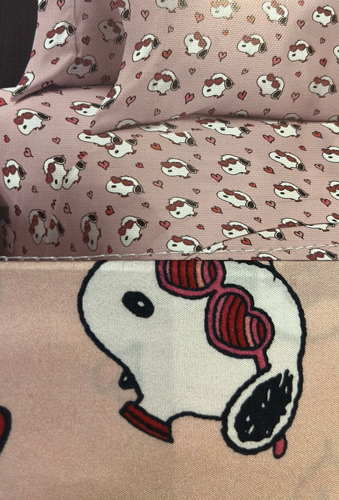 Snoopy King Sheet Set Valentines Day Red Pink Hearts New Love
