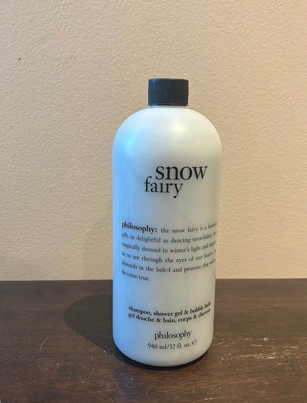 PHILOSOPHY Snow Fairy 3-in-1 Shampoo Shower Gel Bubble Bath 32 fl. oz Sealed