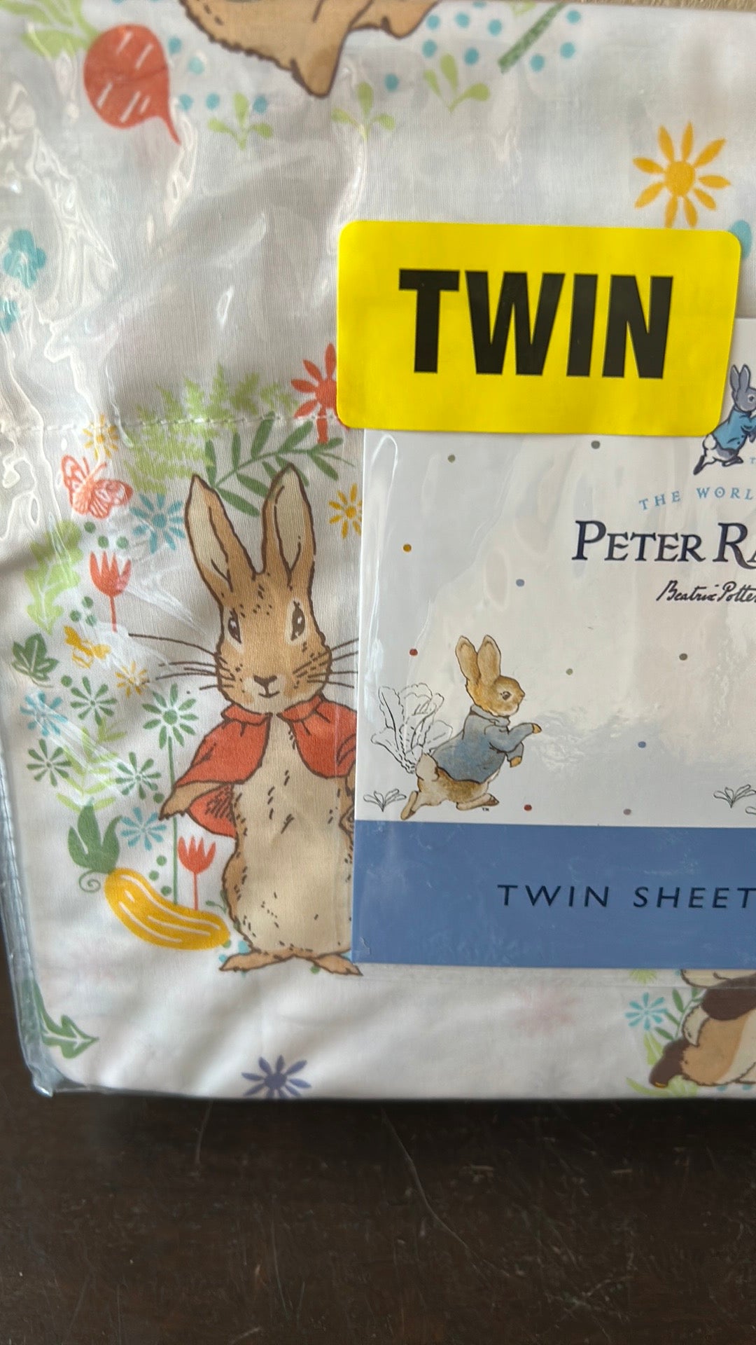 Peter Rabbit Twin Sheet Set New Cotton Easter Spring Floral