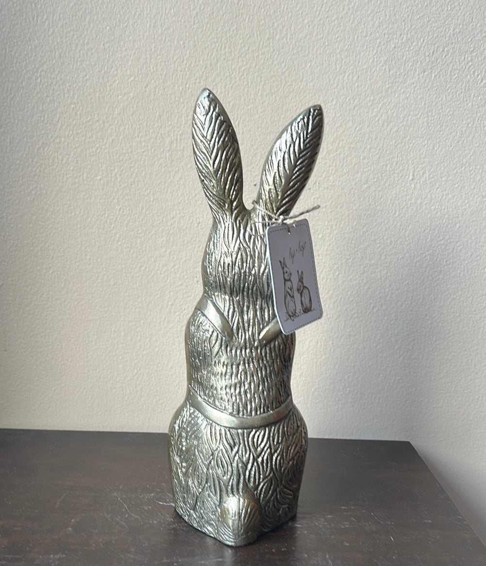 New Hip Hop Easter Bunny Rabbit Full Gold Metal 12.5” Tall