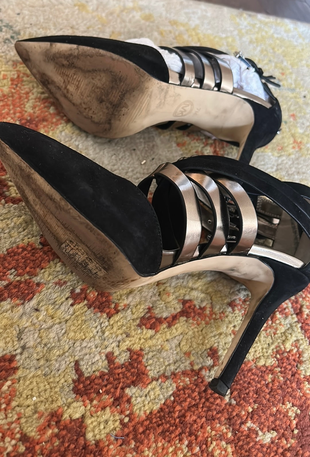 Micheal Michael Kors Women’s Shoes Stilettos Sz 7 Cammieback Zip