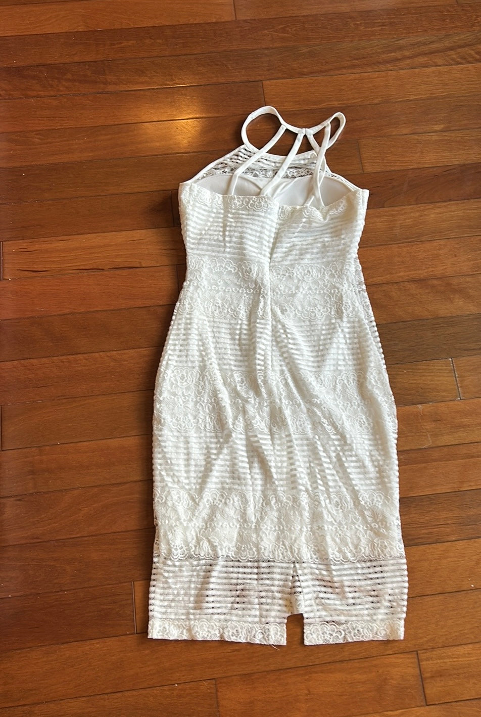 Guess Women’s Ivory Lace Dress Formal Party Sz 4 New ST2225
