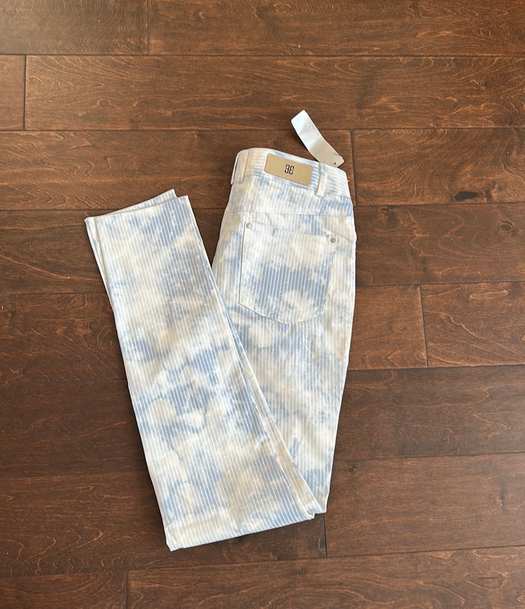 Fox’s Explosion Women’s Lightweight Jeans New Tye Dye Sz 36 Striped