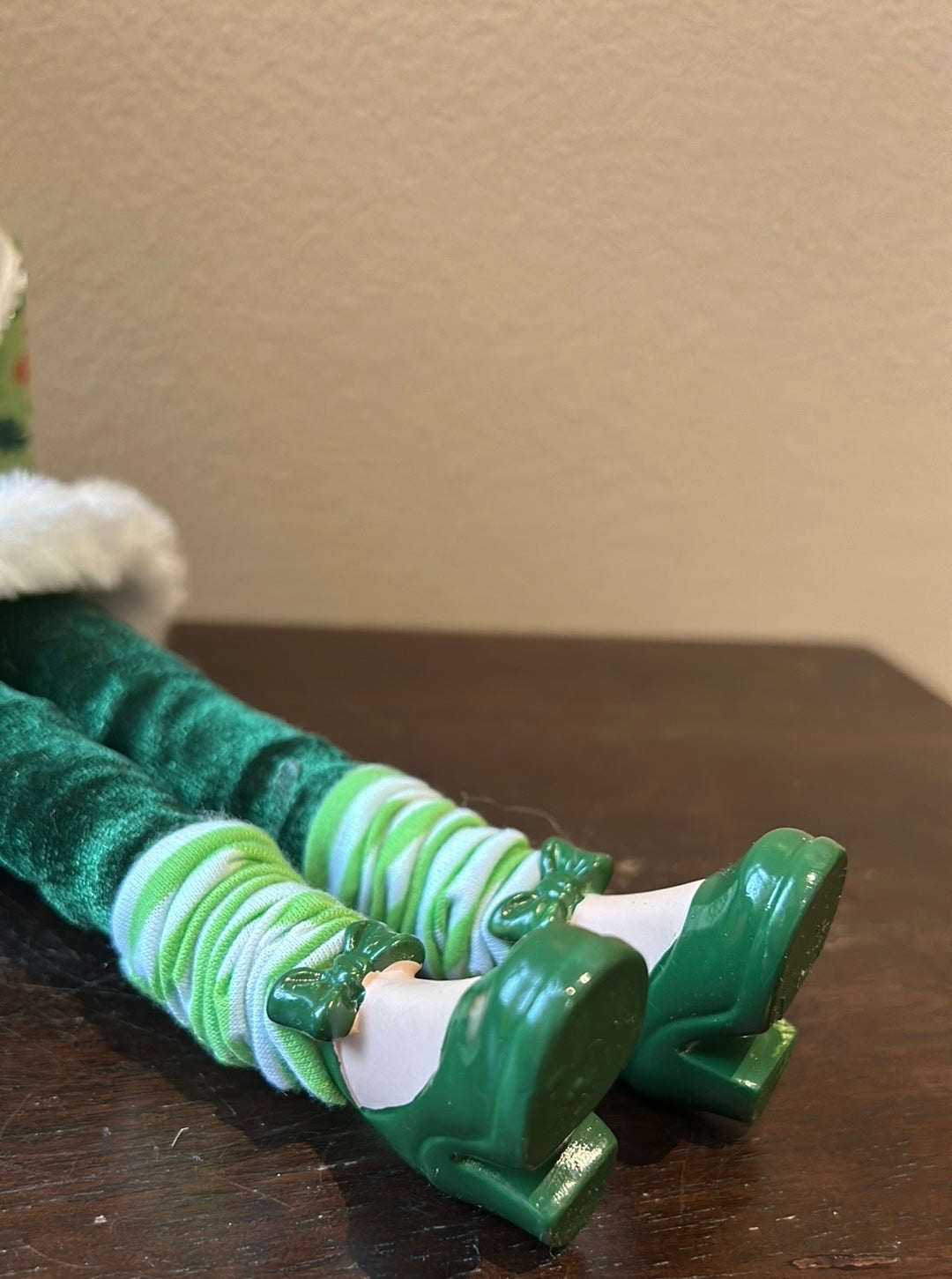 St Patrick's Day Irish Elf Female Shamrock Doll Shelf Sitter by Novogratz 18”