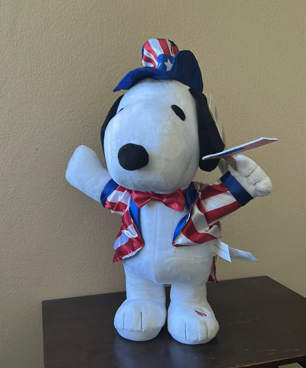 Peanuts snoopy animated Americana Side stepper July 4th Dances musical