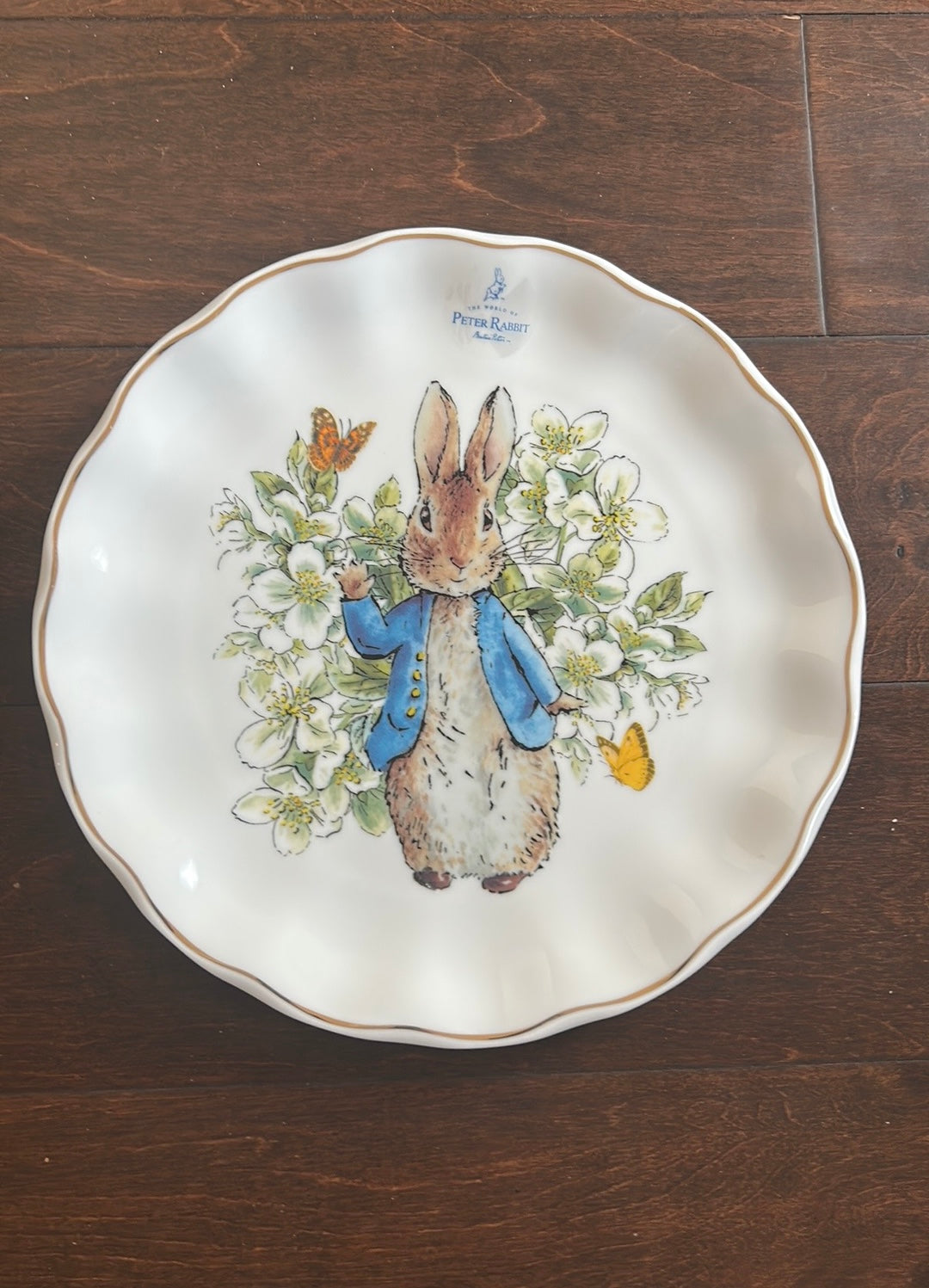 Beatrix Potter Peter Rabbit Easter 10.5” Dinner Plates New Spring Set Of 4