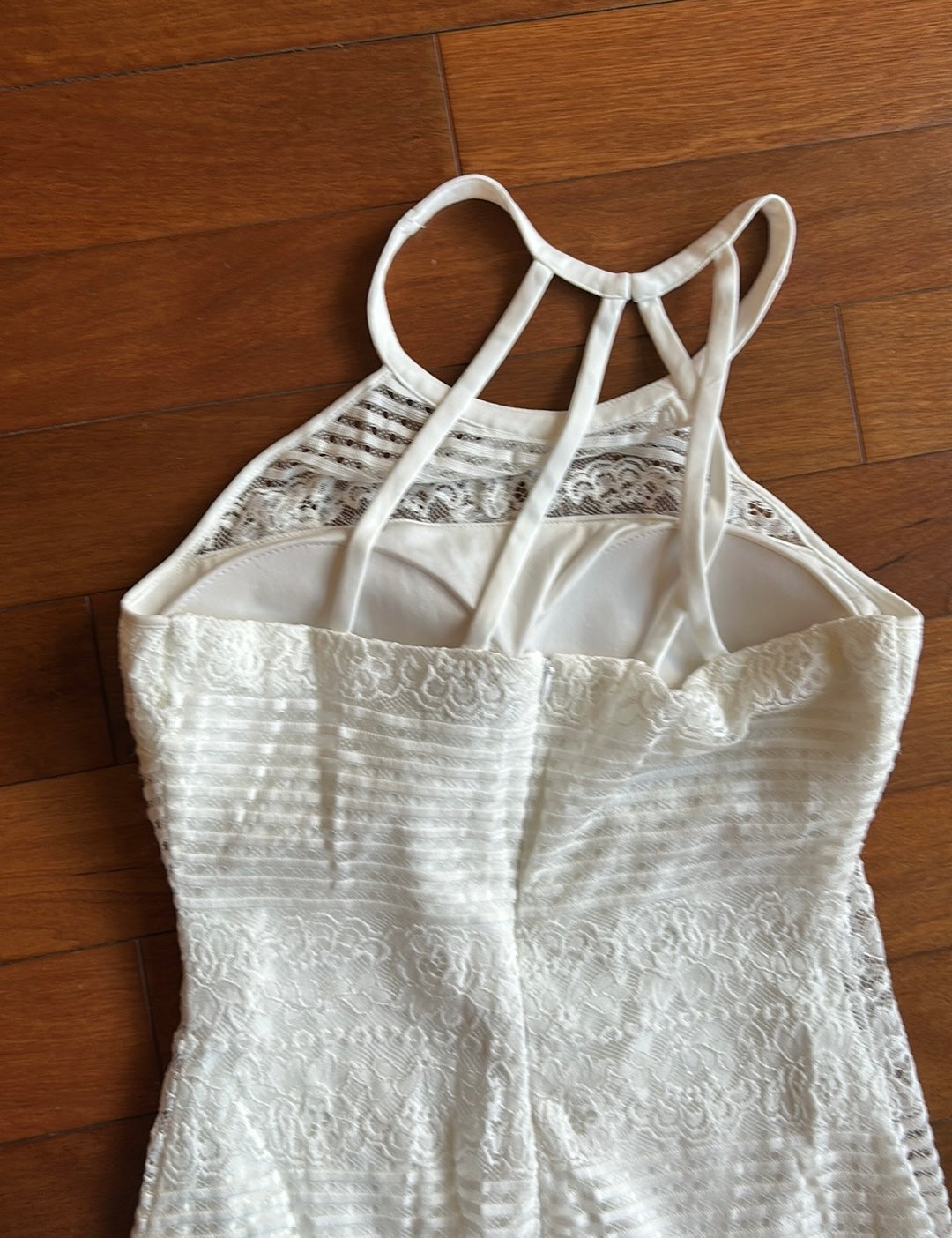 Guess Women’s Ivory Lace Dress Formal Party Sz 4 New ST2225