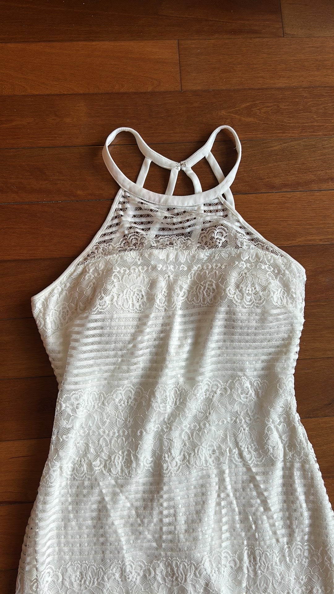 Guess Women’s Ivory Lace Dress Formal Party Sz 4 New ST2225