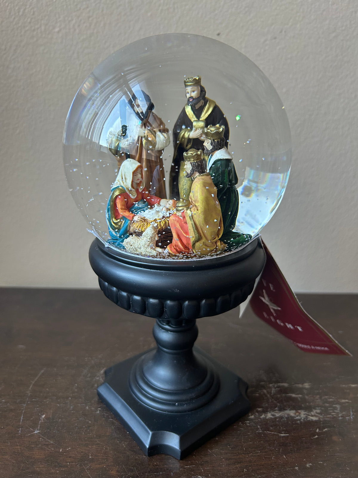 Love & Light Nativity Snowglobe New Baby Jesus Christmas Shepherds