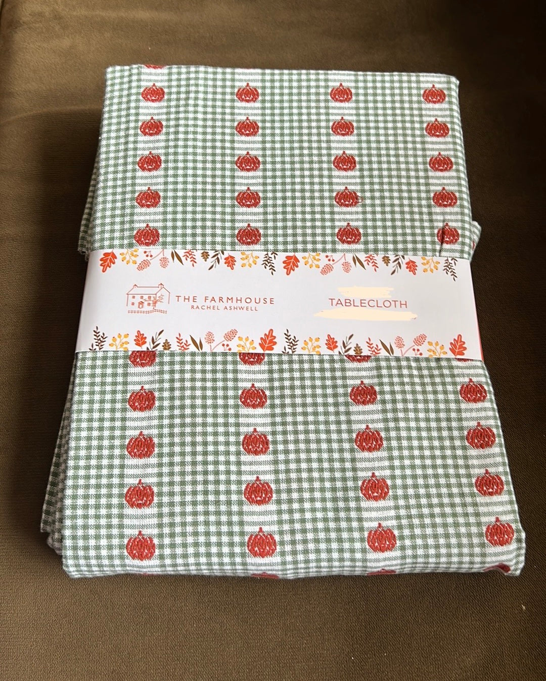 RACHEL ASHWELL THE FARMHOUSE KITCHEN TOWELS (3) PUMPKIN CREAM