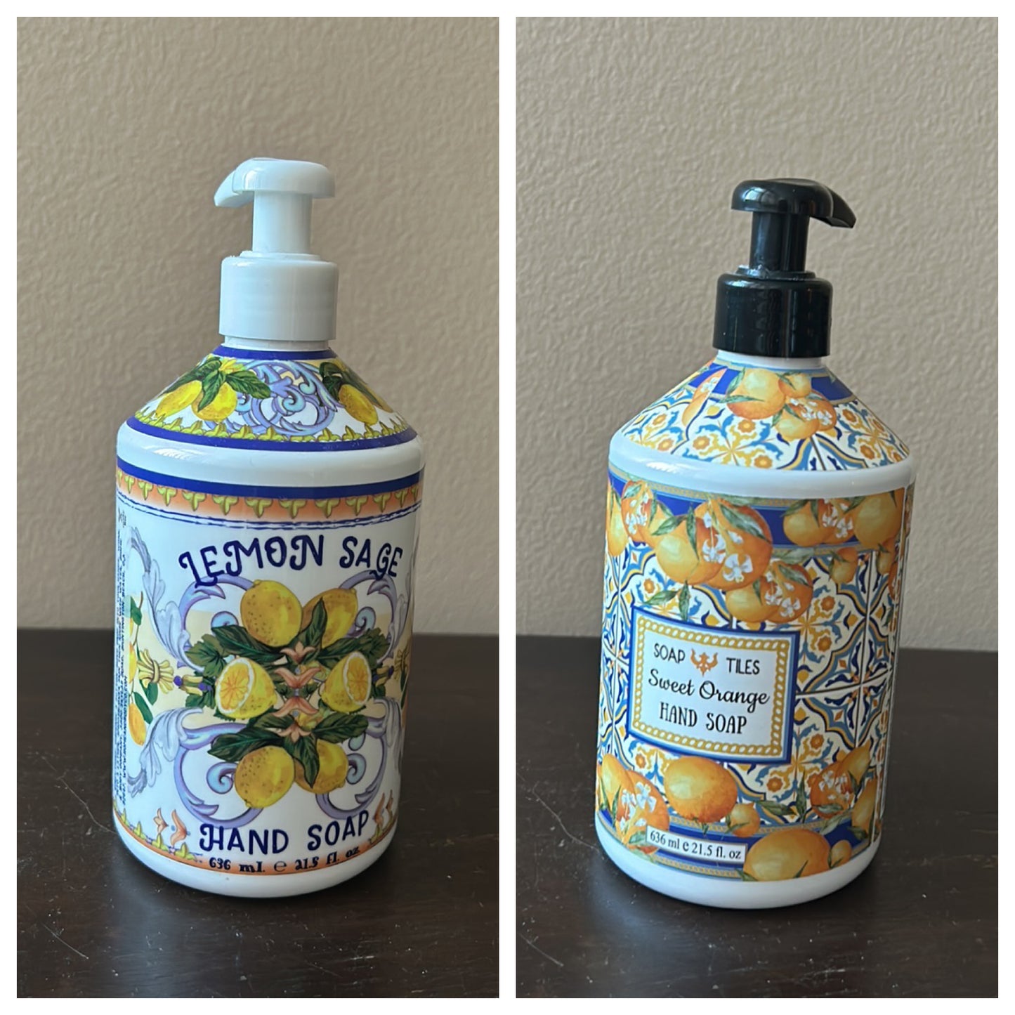 Home & Body Co. ~ Lemon Sage & Sweet Orange Hand Soap 21.5 fl oz Each