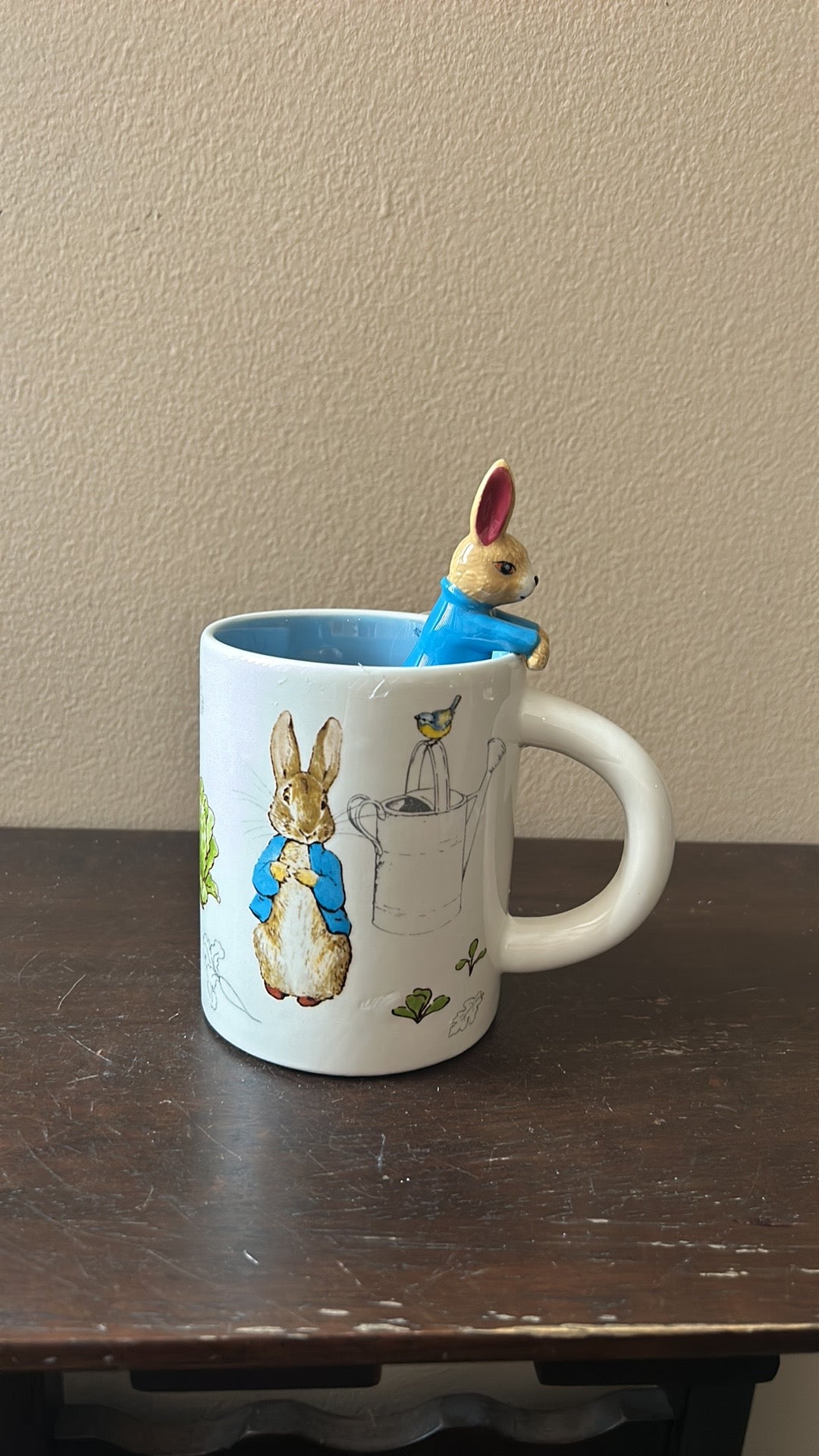 2 Beatrix Potter The World of Peter Rabbit Mug With 3D Figure Easter 2024/NEW