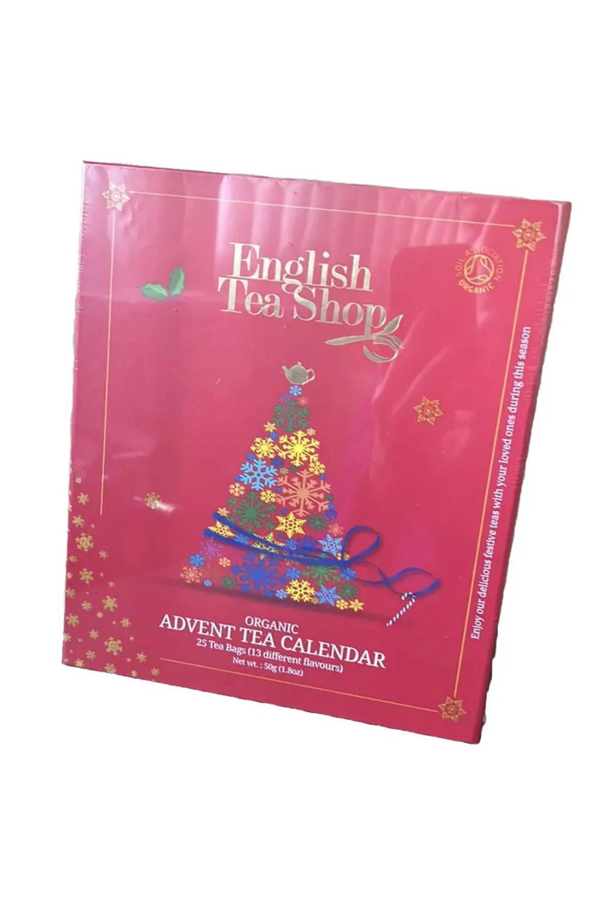 English Tea Shop 25 Count Organic TEA Christmas Advent Calendar Exp 06/26