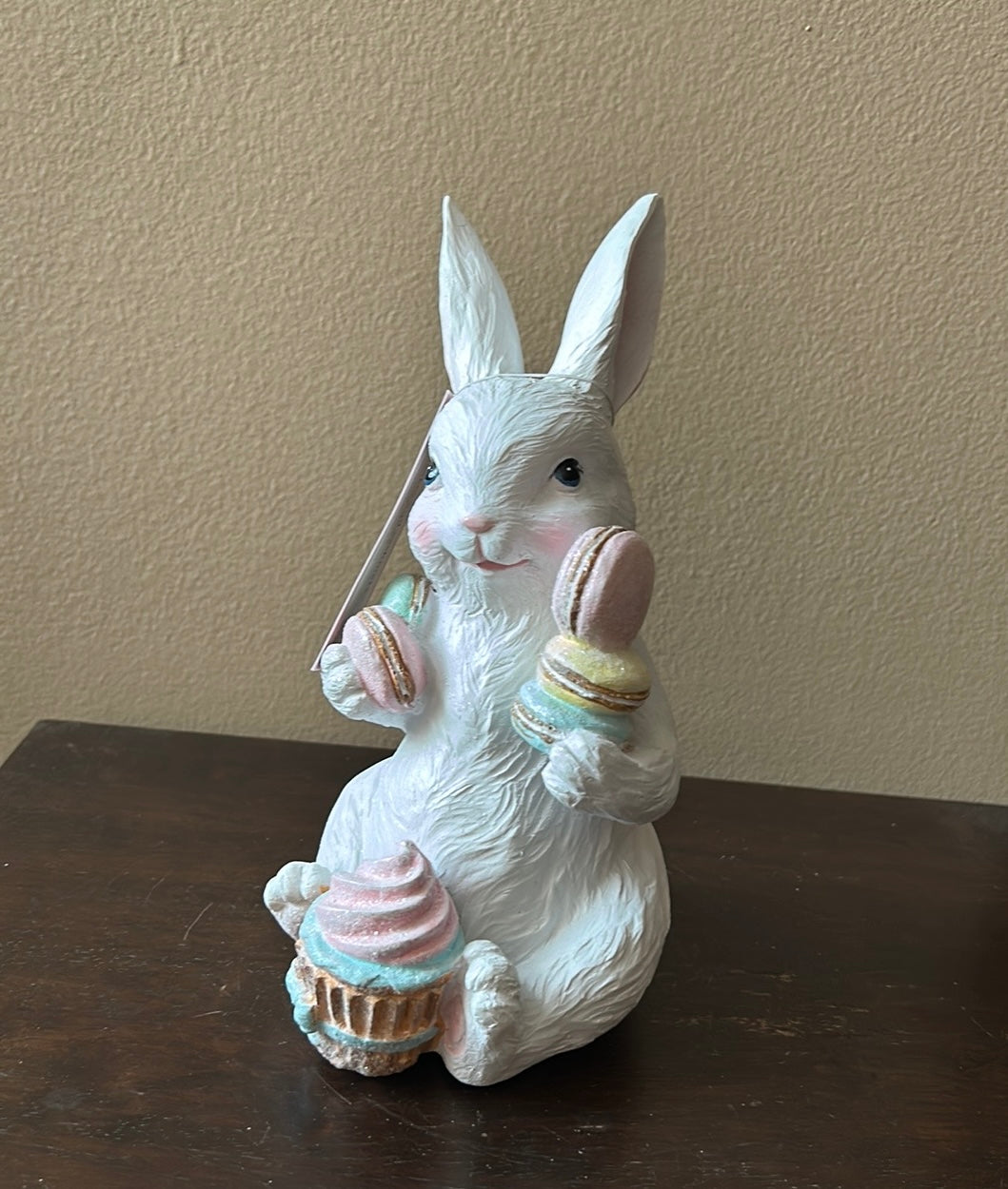 Cupcakes & Cashmere Easter Bunny Rabbit With Marshmallows & A Cupcake