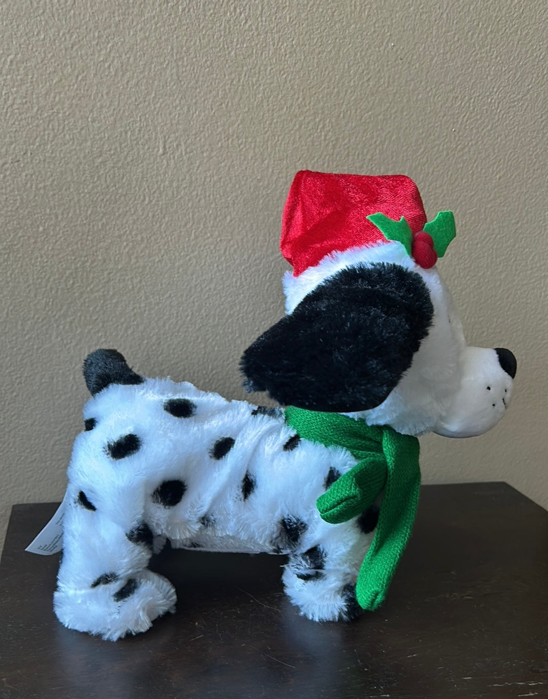 Gemmy Animated Christmas Dalmatian Puppy Dog Barks Dances JINGLE BELLS NWT