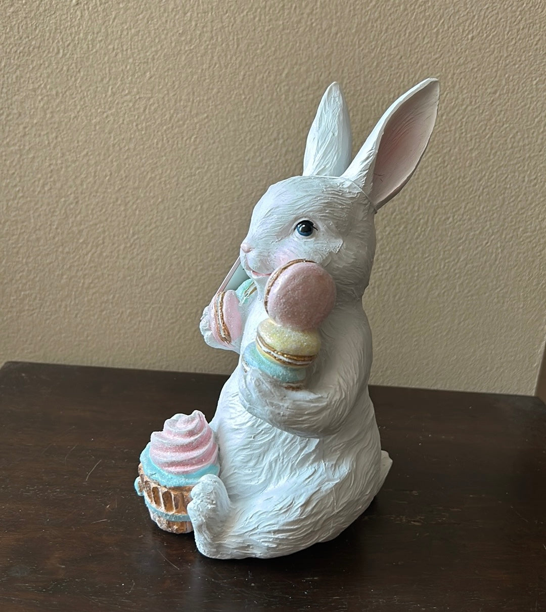 Cupcakes & Cashmere Easter Bunny Rabbit With Marshmallows & A Cupcake