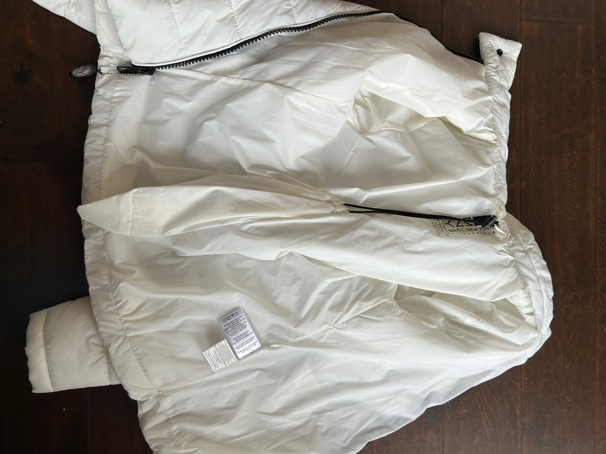 Marc New York Women’s Puffer Jacket New Sz XS Off White