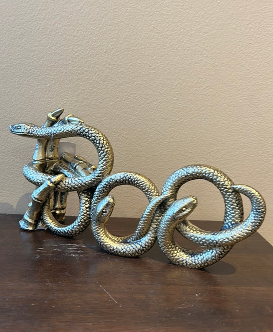 New Snake Boo metal Tabletop Figurine Halloween Decor