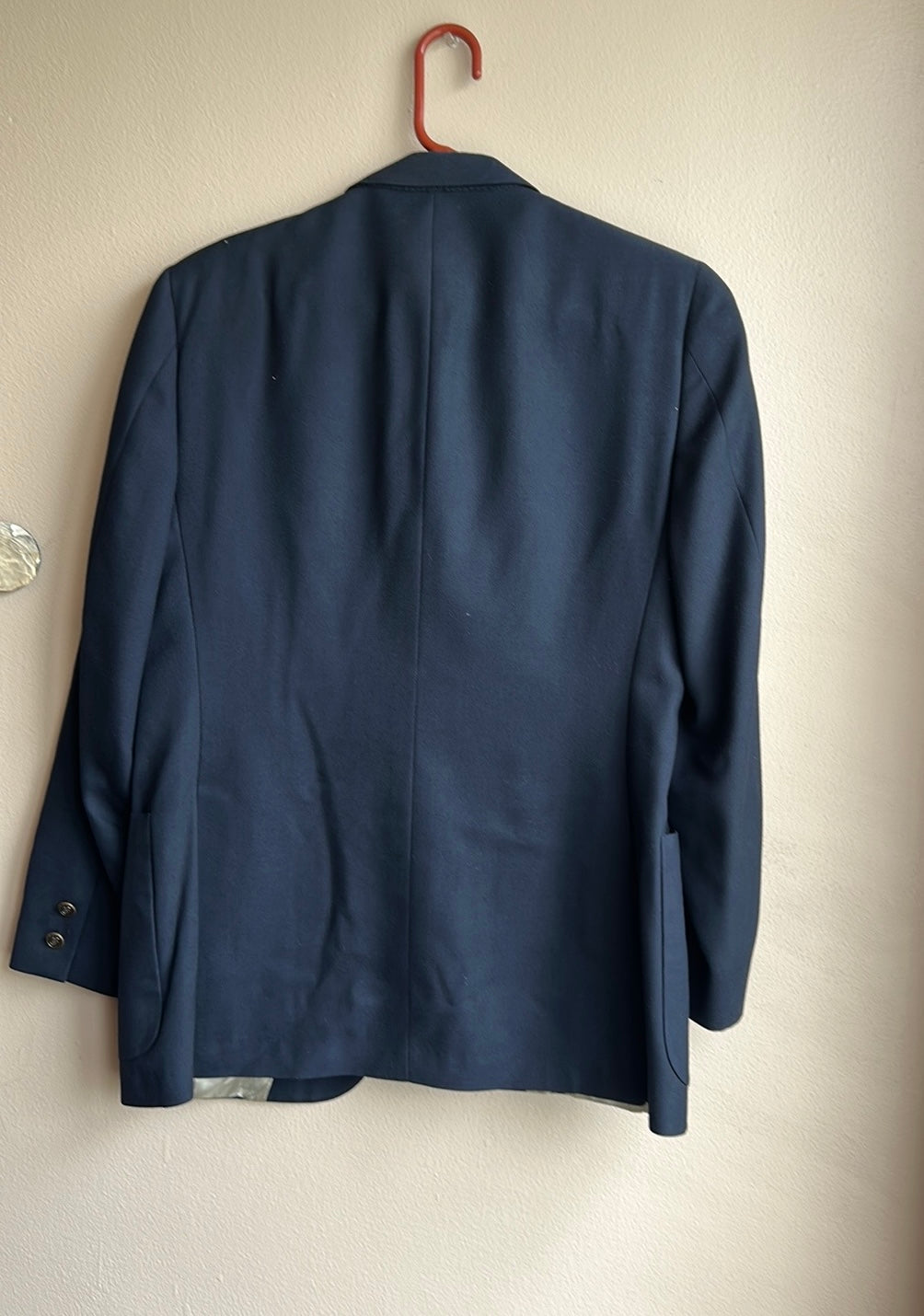 Pierre Cardin Men’s Blazer New Sz 40 Navy Blue Made In USA