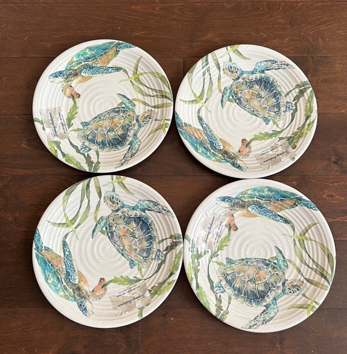 Tommy Bahama Tropical Sea Turtles 8 Pc Dinnerware Set