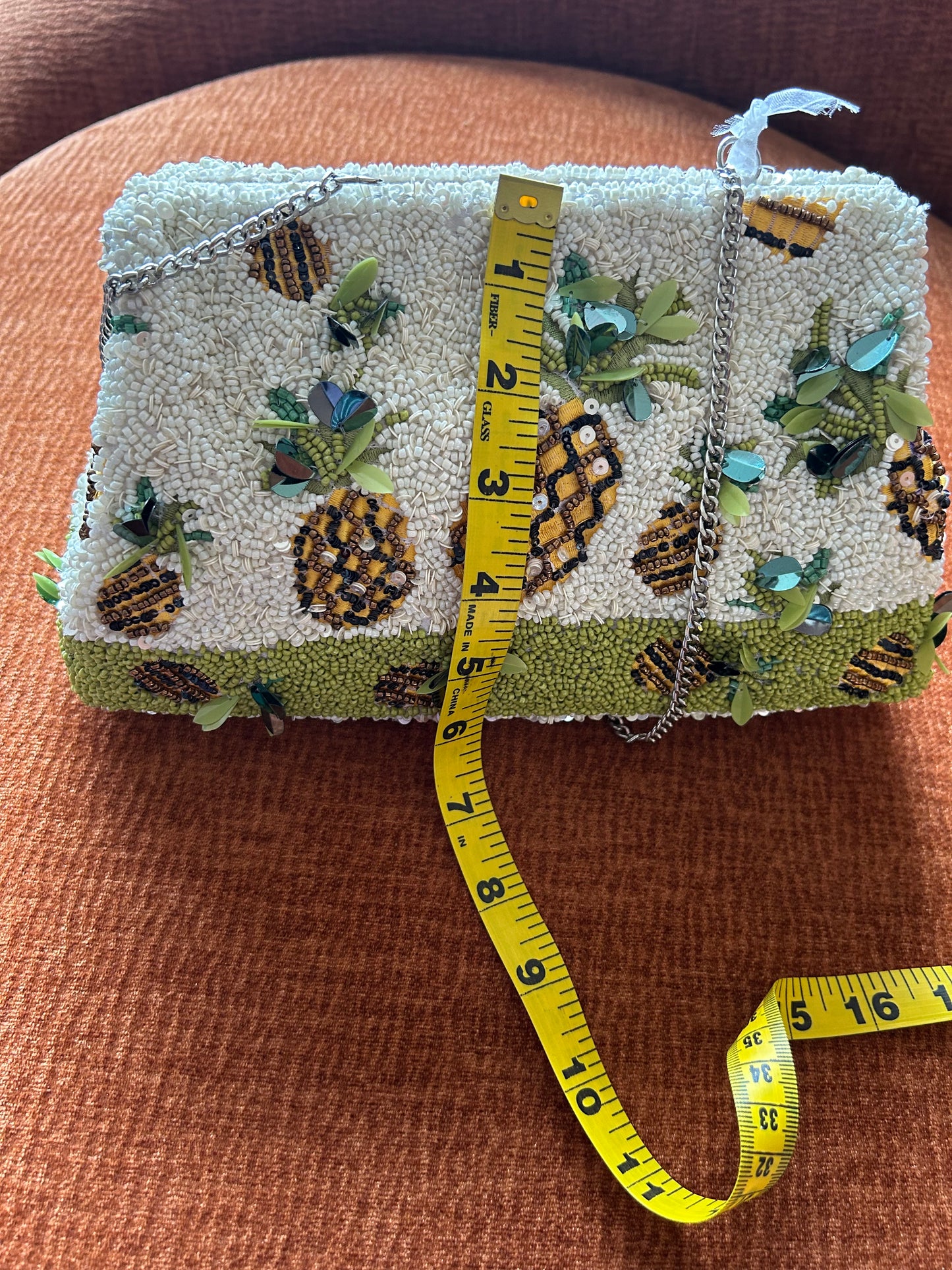 New Beaded Pineapple Tropical Bag Crossbody Shoulder Viral
