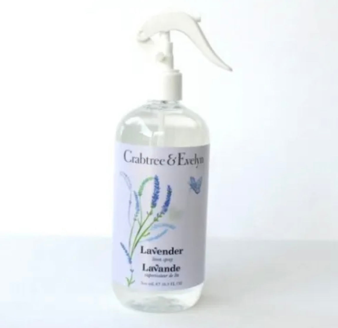 Crabtree & Evelyn Fabric Spray Mist Lavender Fragrance 16.9 fl oz