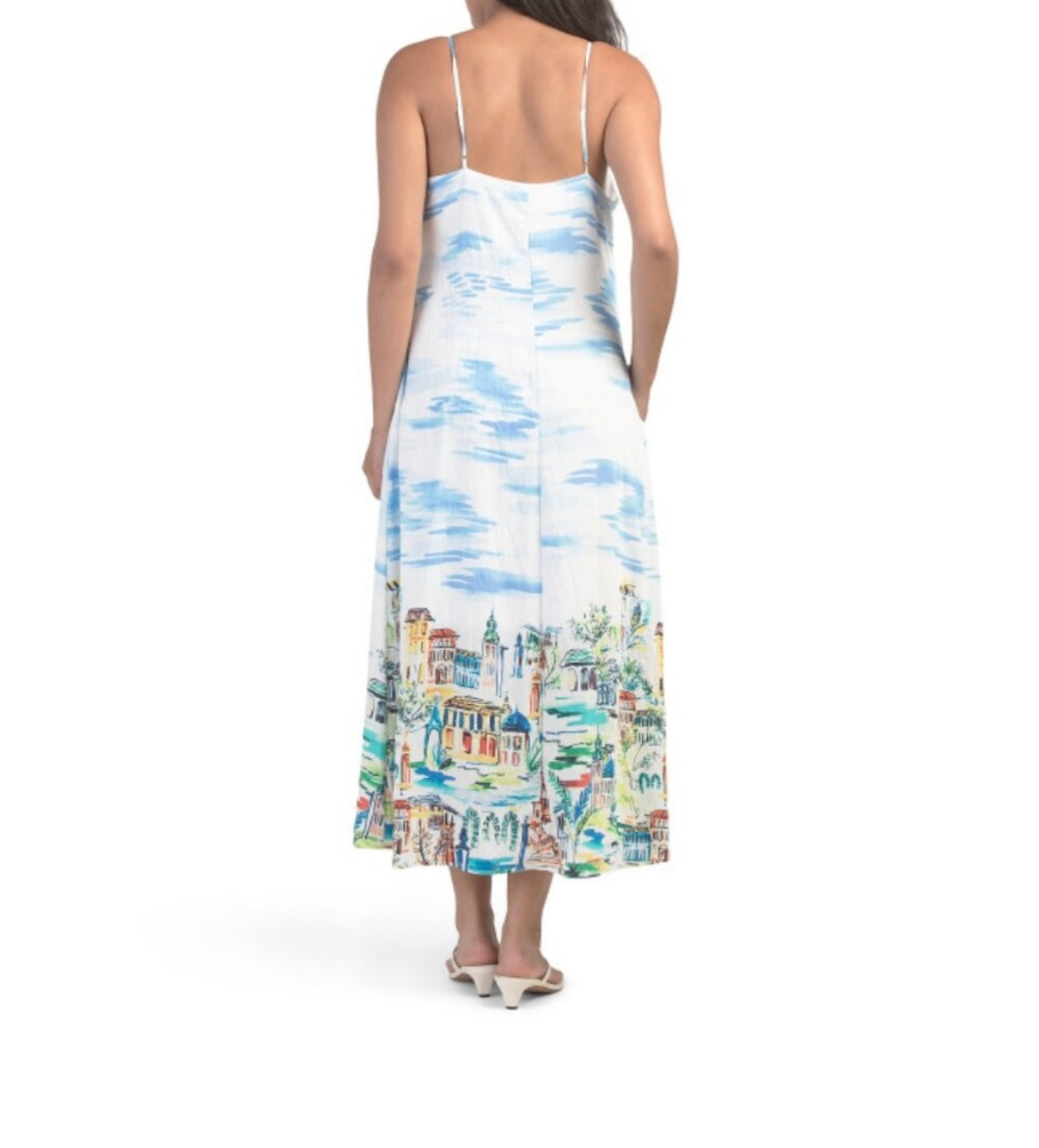 Rachel Zoe Womens Beach Ocean Tropical Print Dress New Sz S