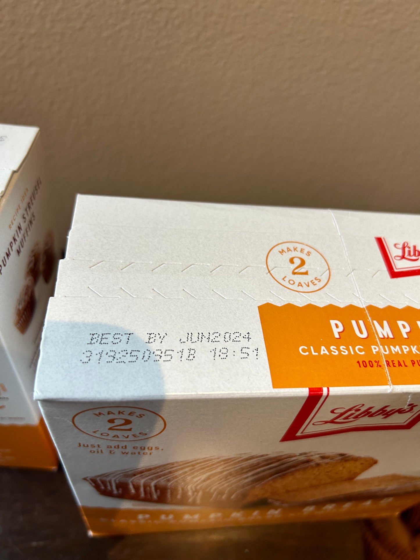 Libby's Pumpkin Bread Kit with Icing, 56.1 Ounce 2 Boxes ( Each Makes 2 Loaves )