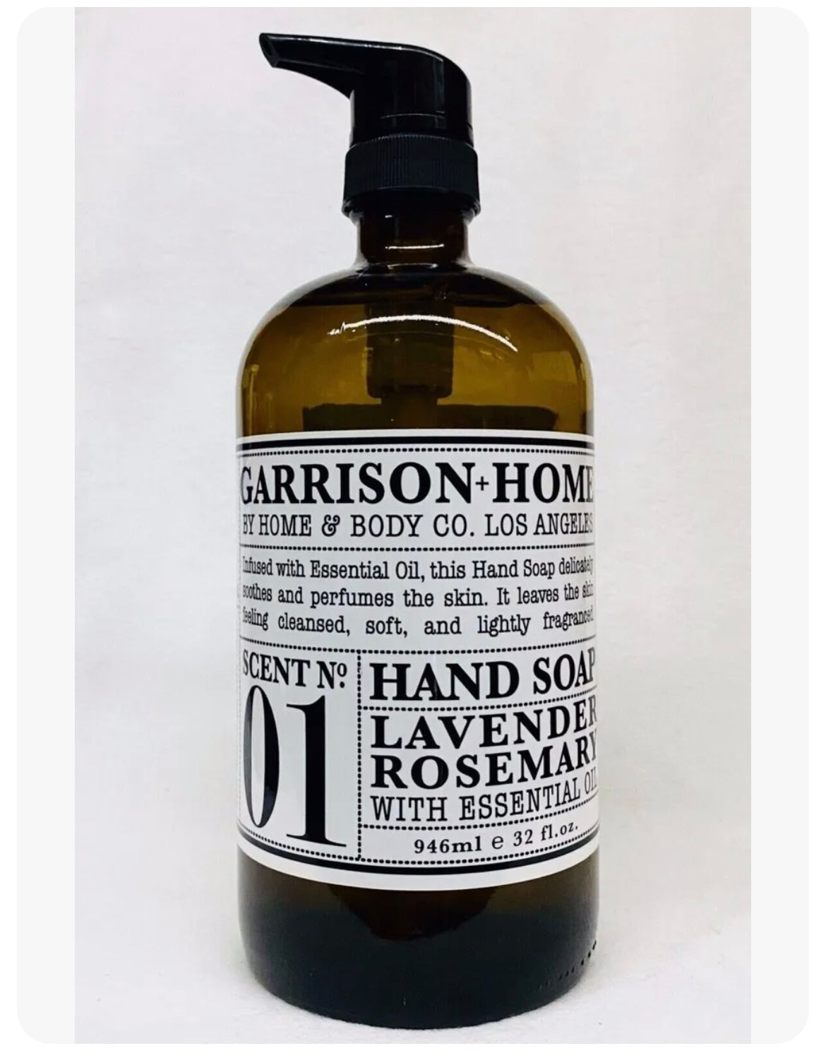 1 Garrison Home LAVENDER ROSEMARY Hand Soap Wash 32 oz Newport