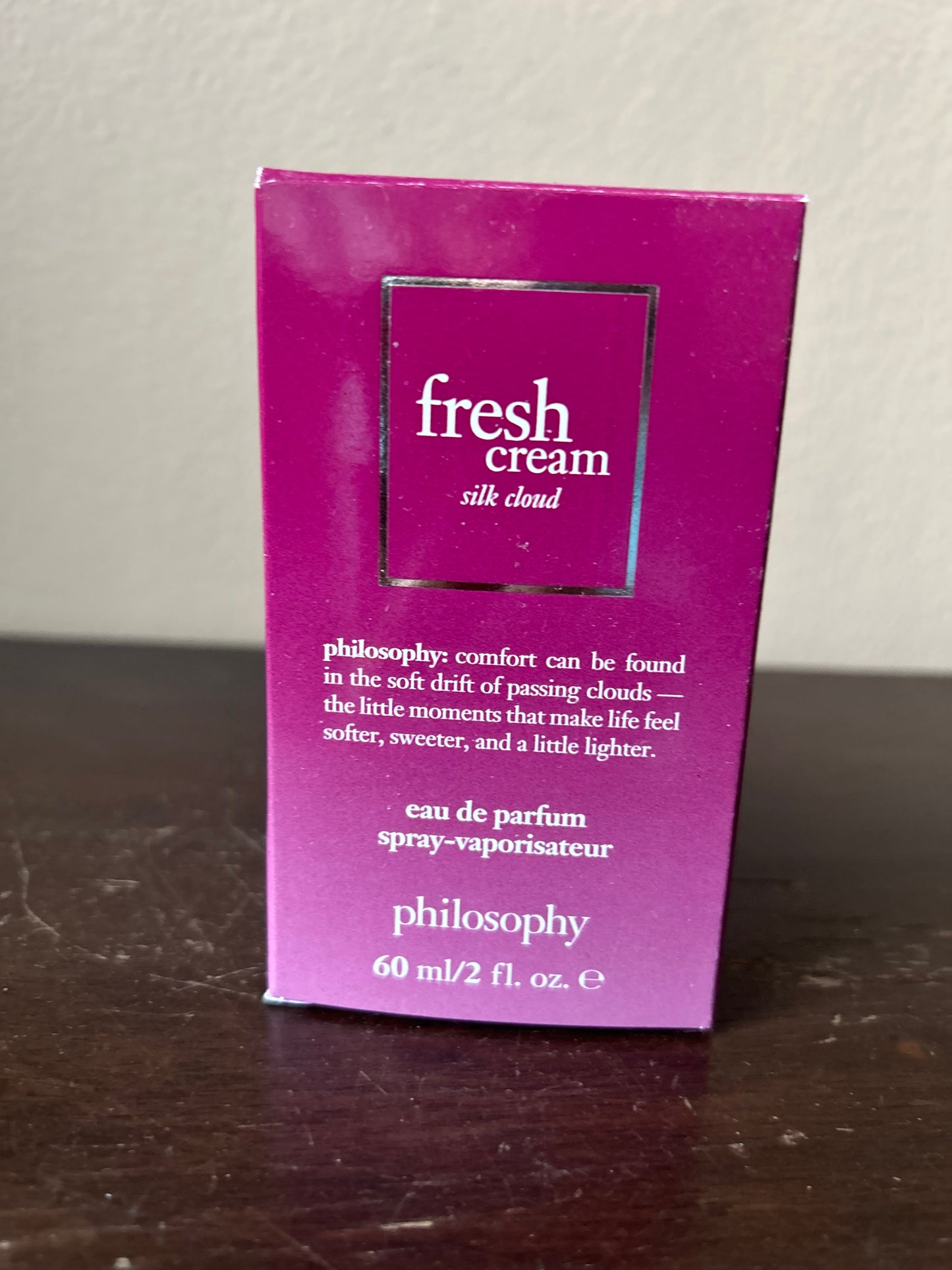 Philosophy Fresh Cream Silk Cloud Eau de Parfum Spray 60ml / 2 fl. oz. NEW!