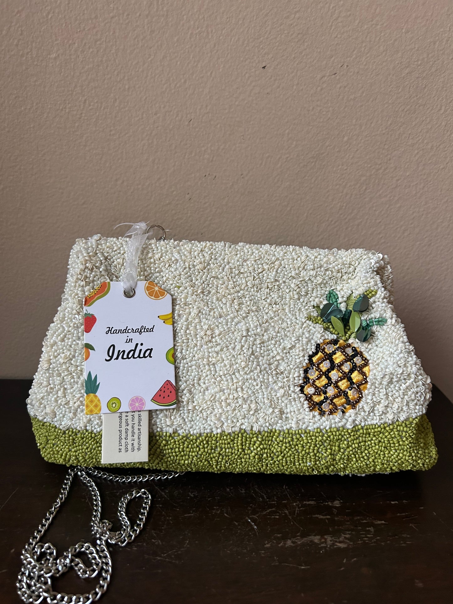 New Beaded Pineapple Tropical Bag Crossbody Shoulder Viral