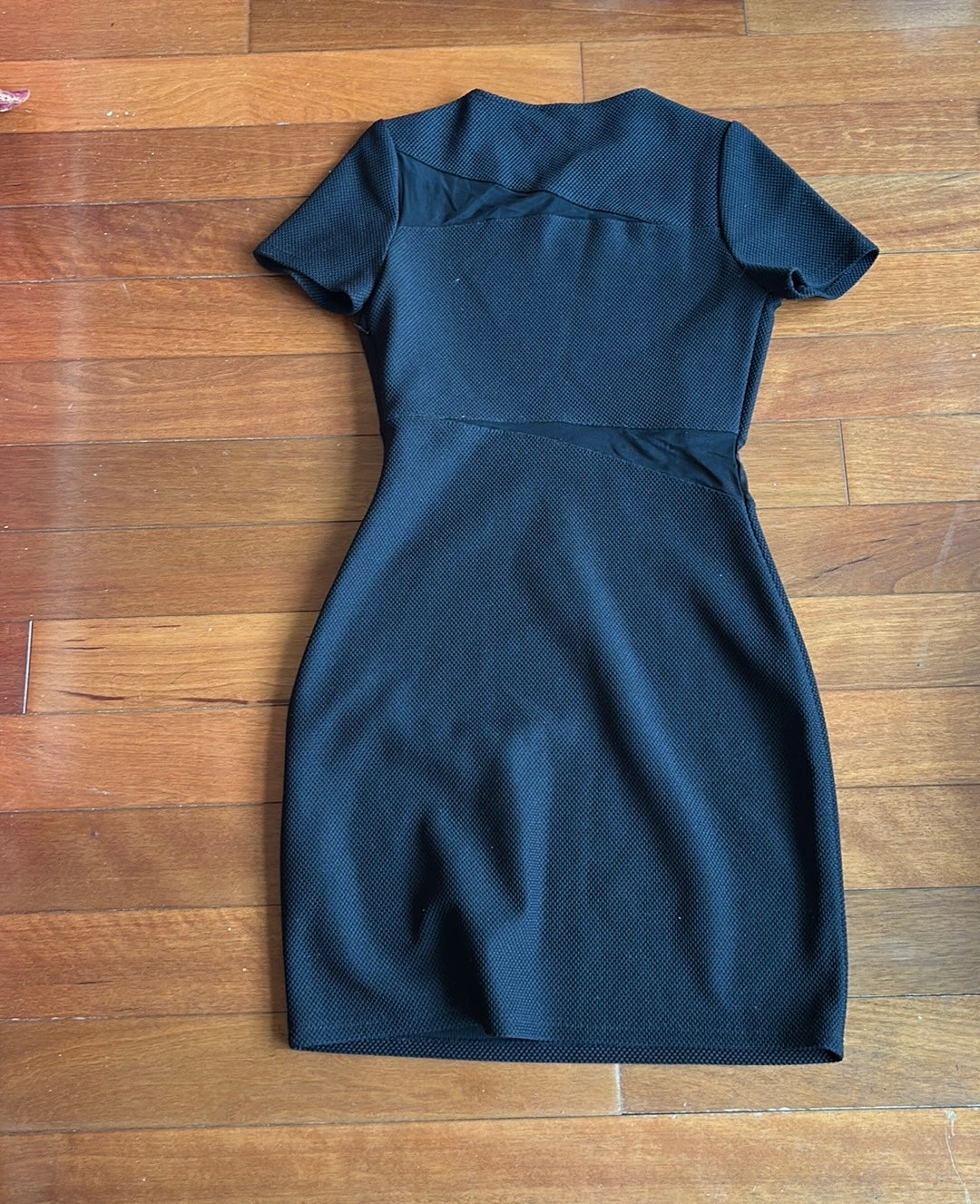 Express Women’s Black Dress Sz Mesh Inserts Sz 0 ST2925