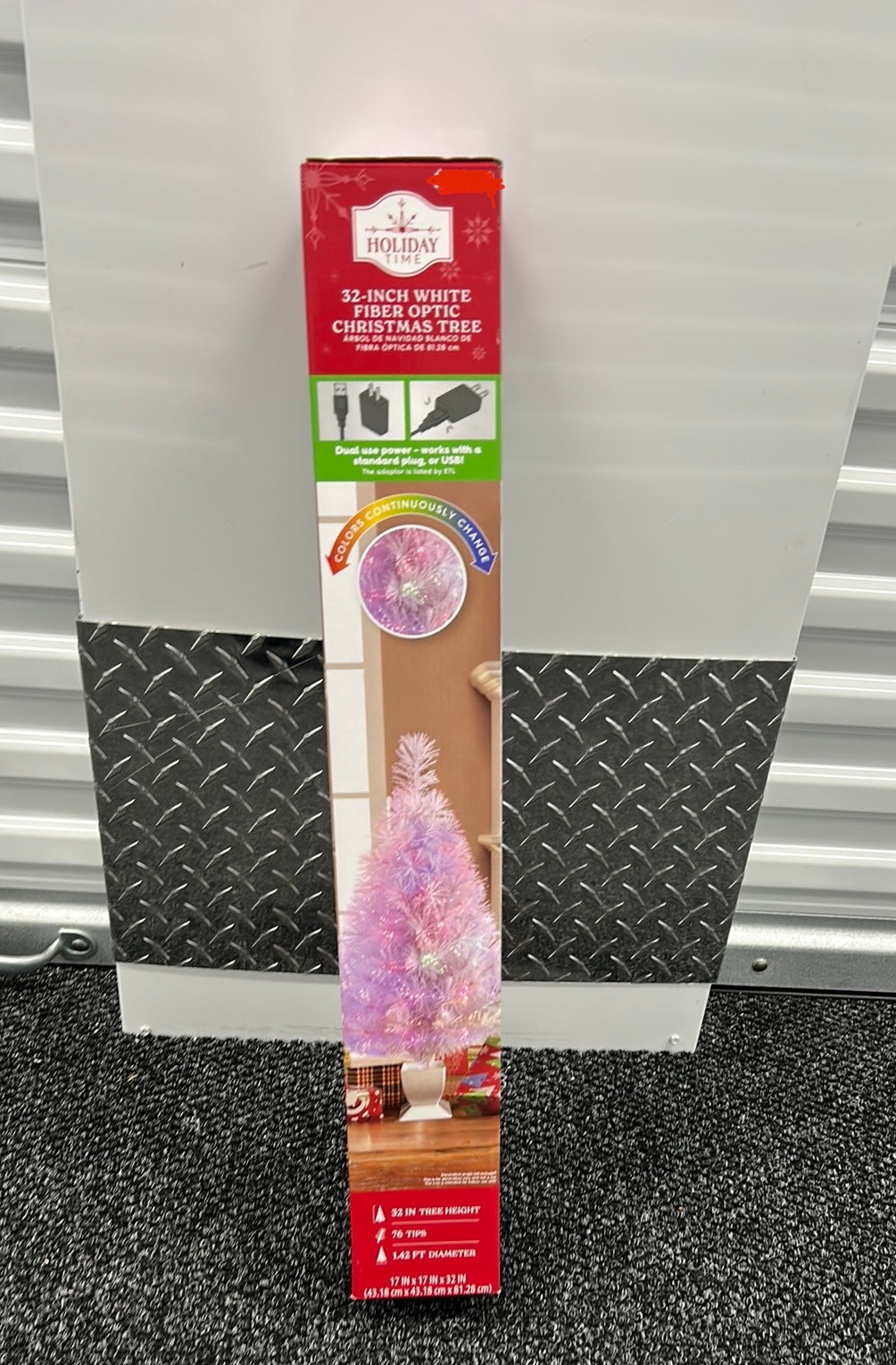 Holiday Time 32” Fiber Optic Christmas Tree New Pink