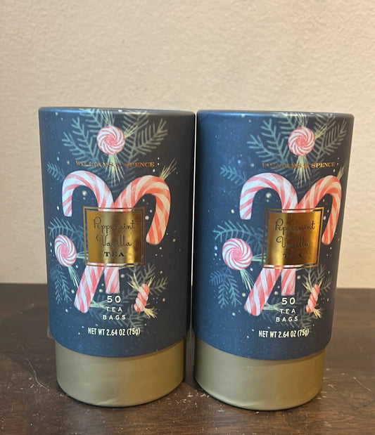 2 Joy Peppermint Vanilla Chai Tea 50 Tea Bags Each Box NEW EXP 07/28