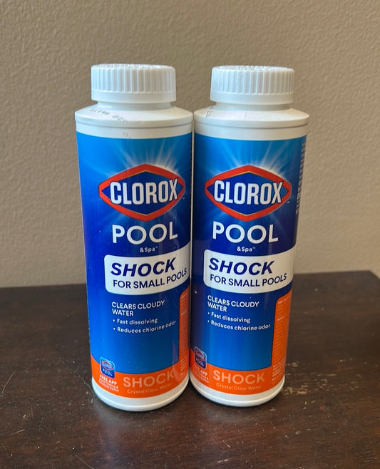 Clorox shock granules for small pools set of 2