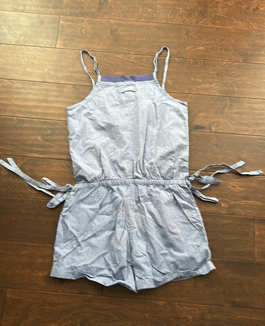 Confess Women’s Blue Romper Cotton Sz S