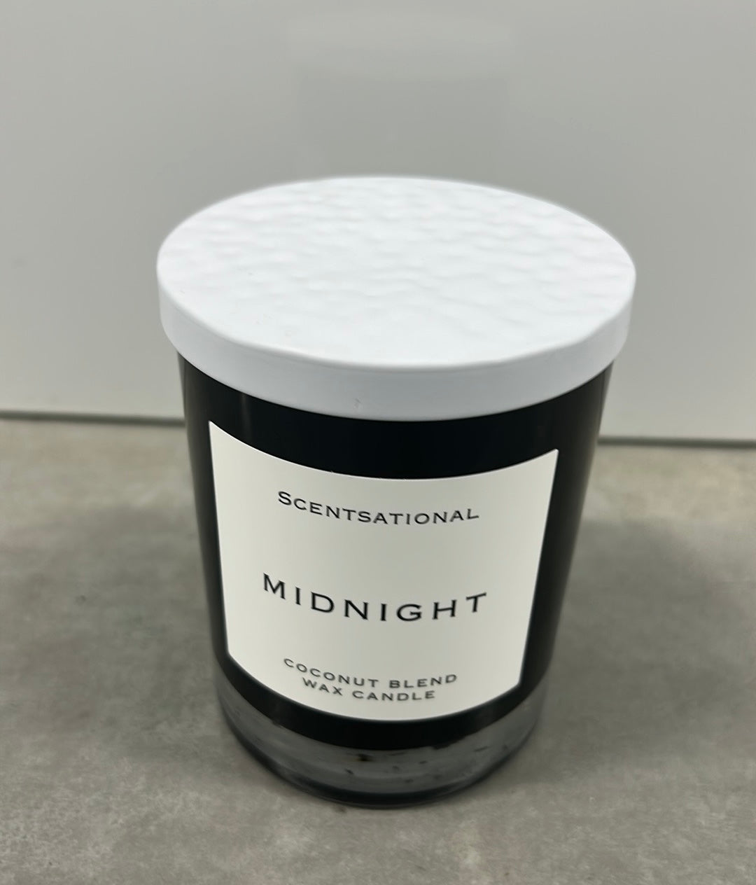 Scentsational Midnight Candle Glass Jar 11 Oz  Coconut Wax Blend