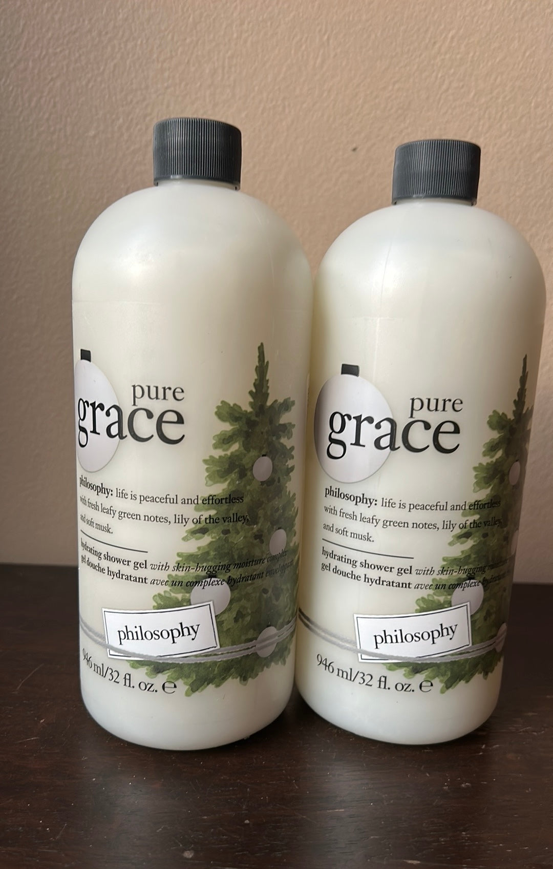 philosophy Pure Grace shower Bath Hydrating Shower gel 32 oz New