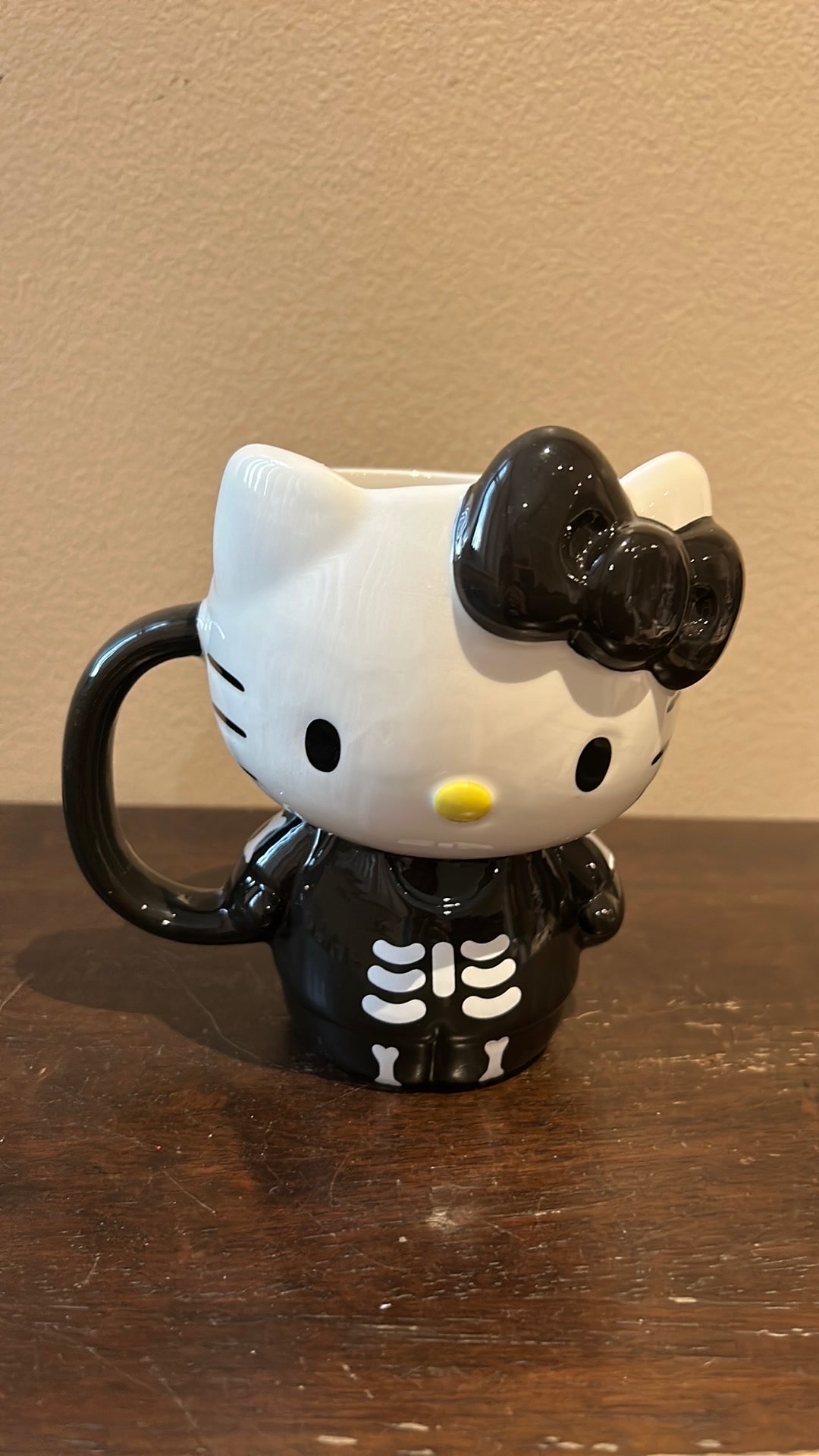 Hello Kitty Halloween Skeleton Mug 2023 Sanrio Mug Full Body Brand New