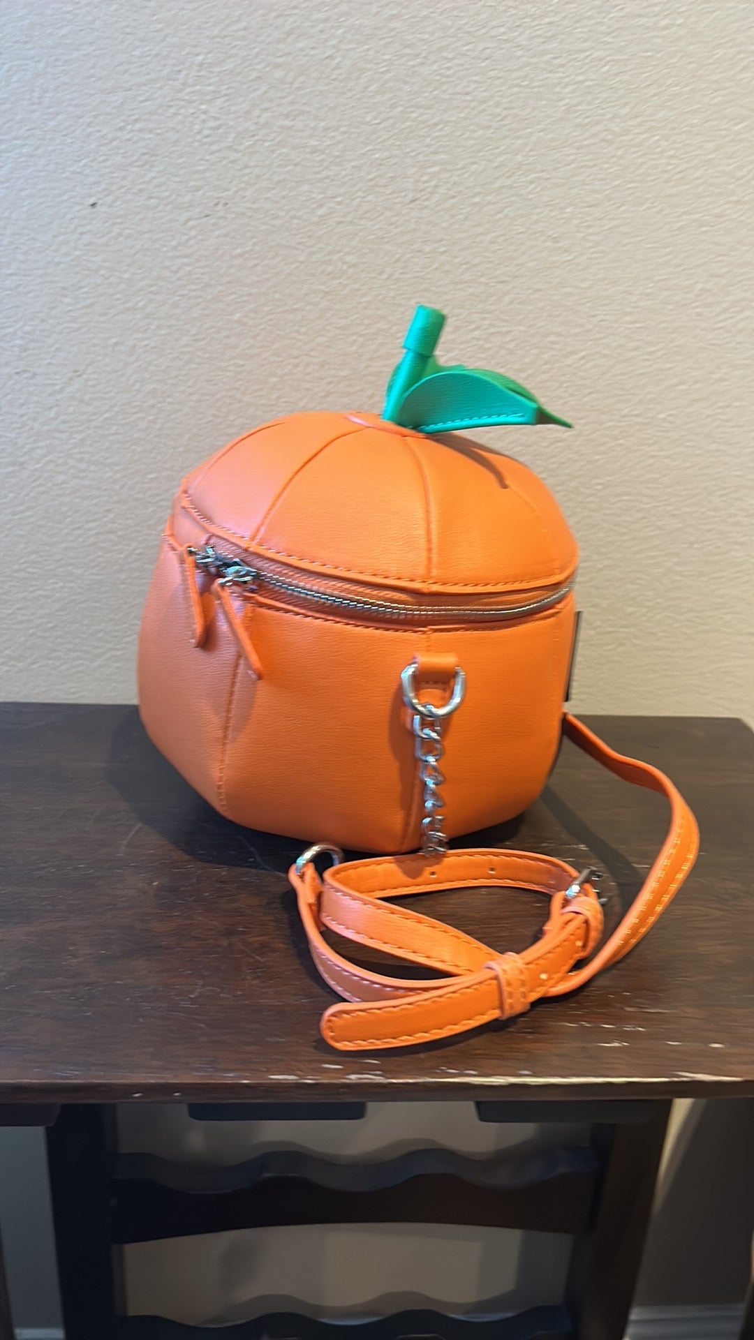 New Mad Engine Pumpkin Crossbody Purse Bag