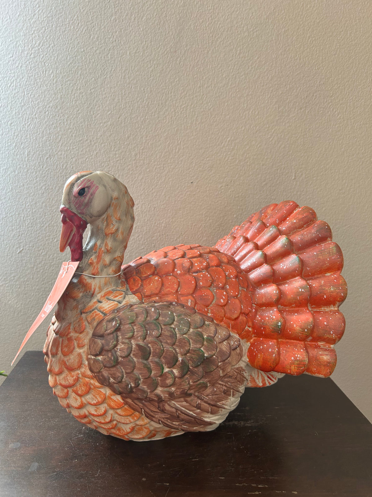 Martha Stewart Turkey Figurine New Colorful
