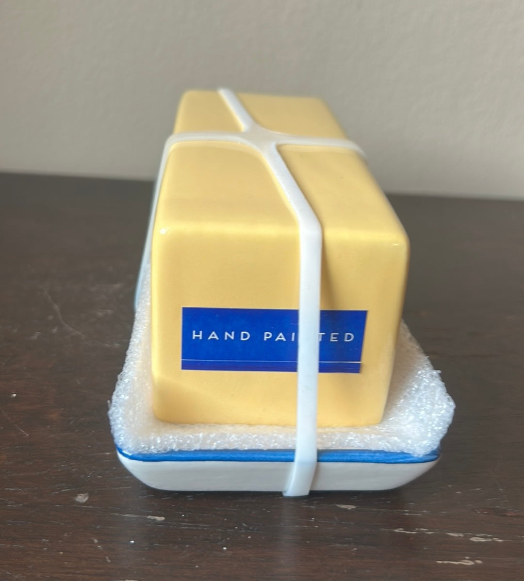 Dwell Studio New Butter Dish With Lid Farmhouse Style Ceramic New