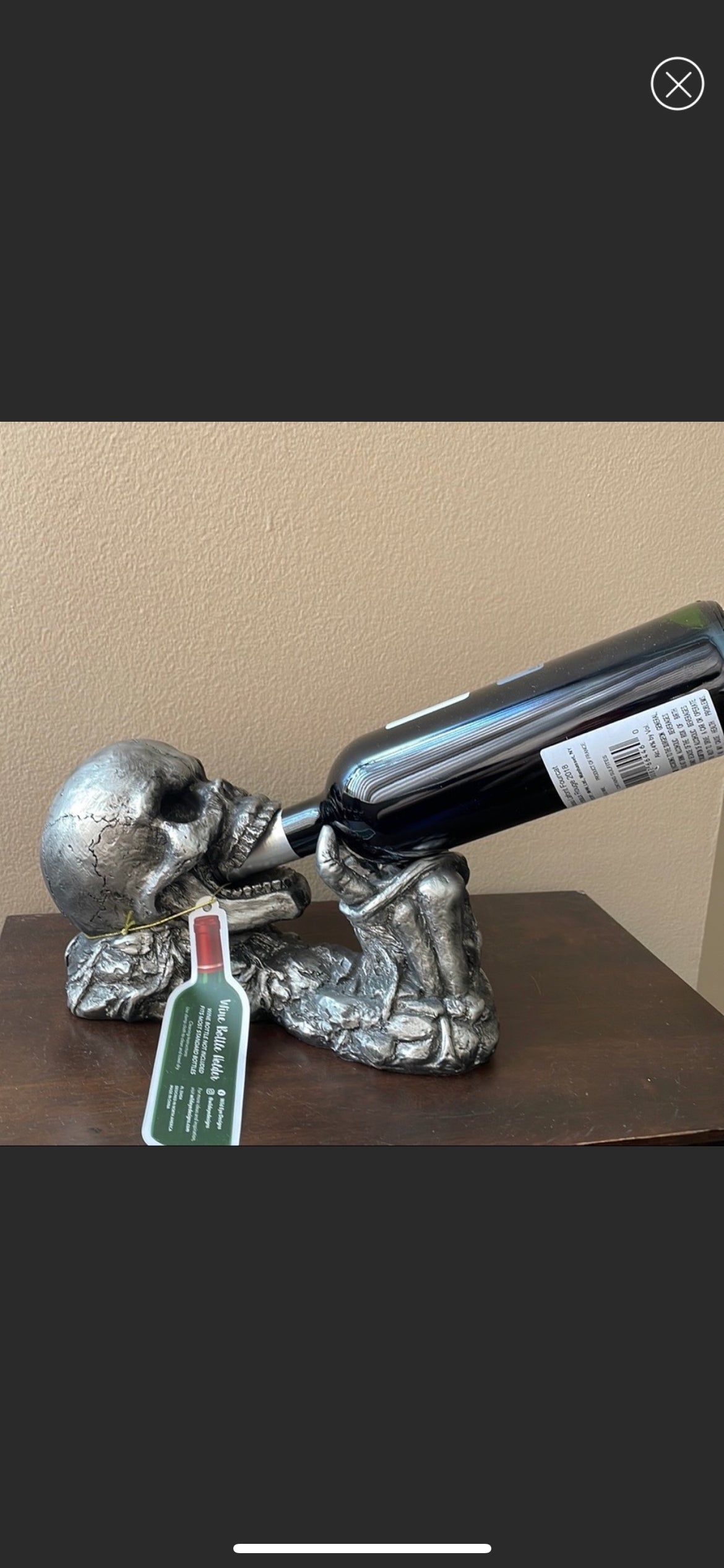 New Halloween Skull wine Bottle Holder