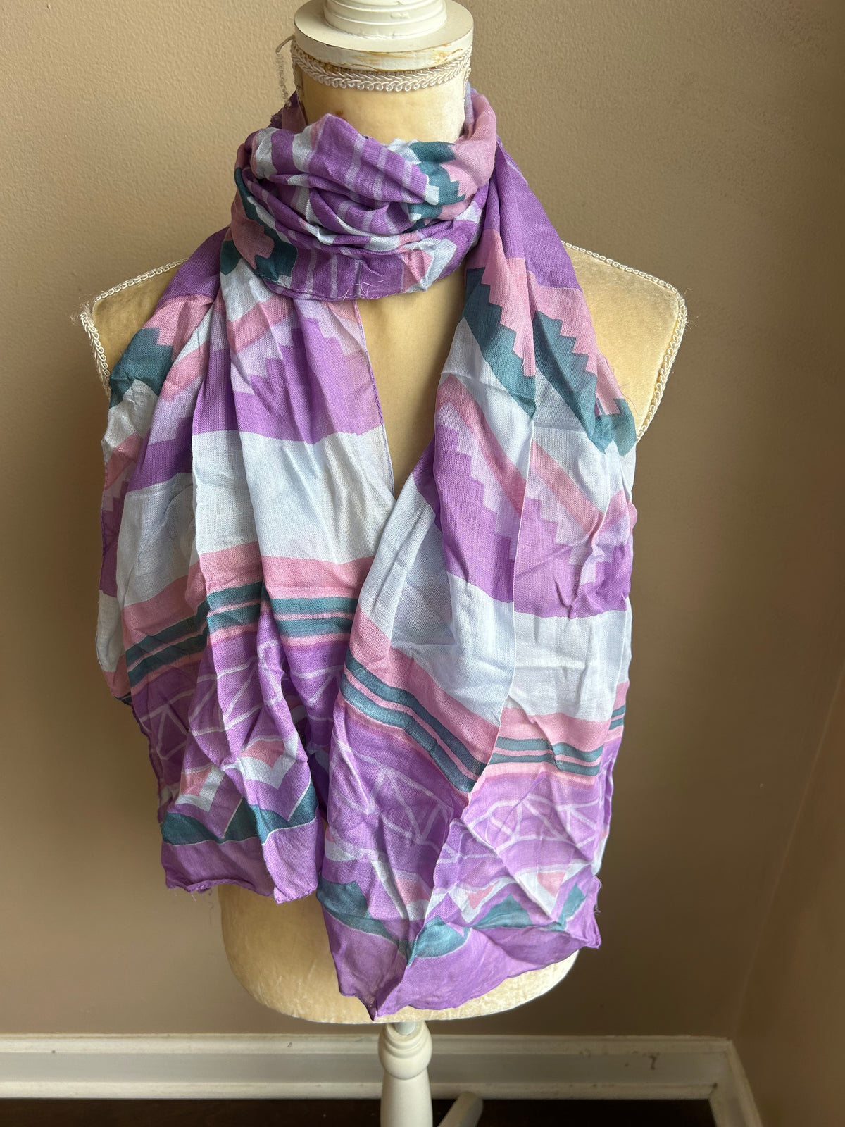 New Womens Printed Scarf  Multicolor 5002-3102
